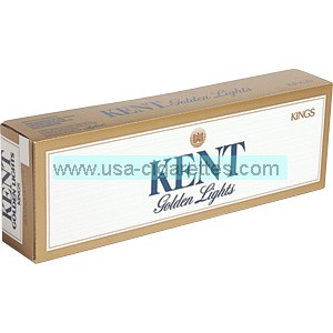 Kent Golden light Kings cigarettes